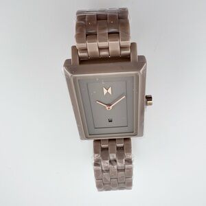 MVMT Signature Square Watches for Women Premium Minimalist Cashmere Taupe Color
